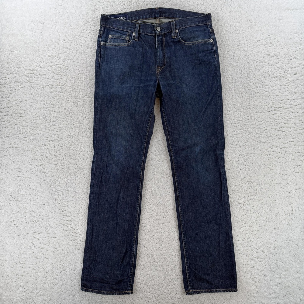Bonobos Jeans Mens 31x30 Blue Regular Straight Dark Wash Denim Pants USA